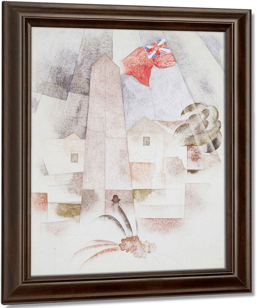 Monument, Bermuda By Charles Demuth Fine Art Print