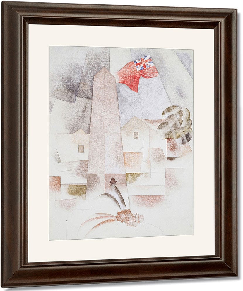 Monument, Bermuda By Charles Demuth Fine Art Print