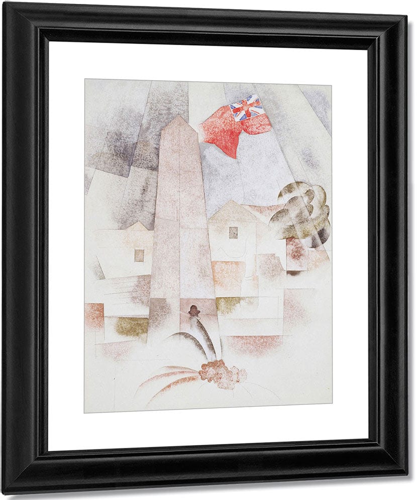 Monument, Bermuda By Charles Demuth Fine Art Print