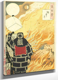 Moon And Smoke Tsuki Hyakushi 22 1886 By Tsukioka Yoshitoshi Fine Art Print