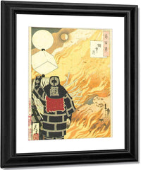 Moon And Smoke Tsuki Hyakushi 22 1886 By Tsukioka Yoshitoshi Fine Art Print