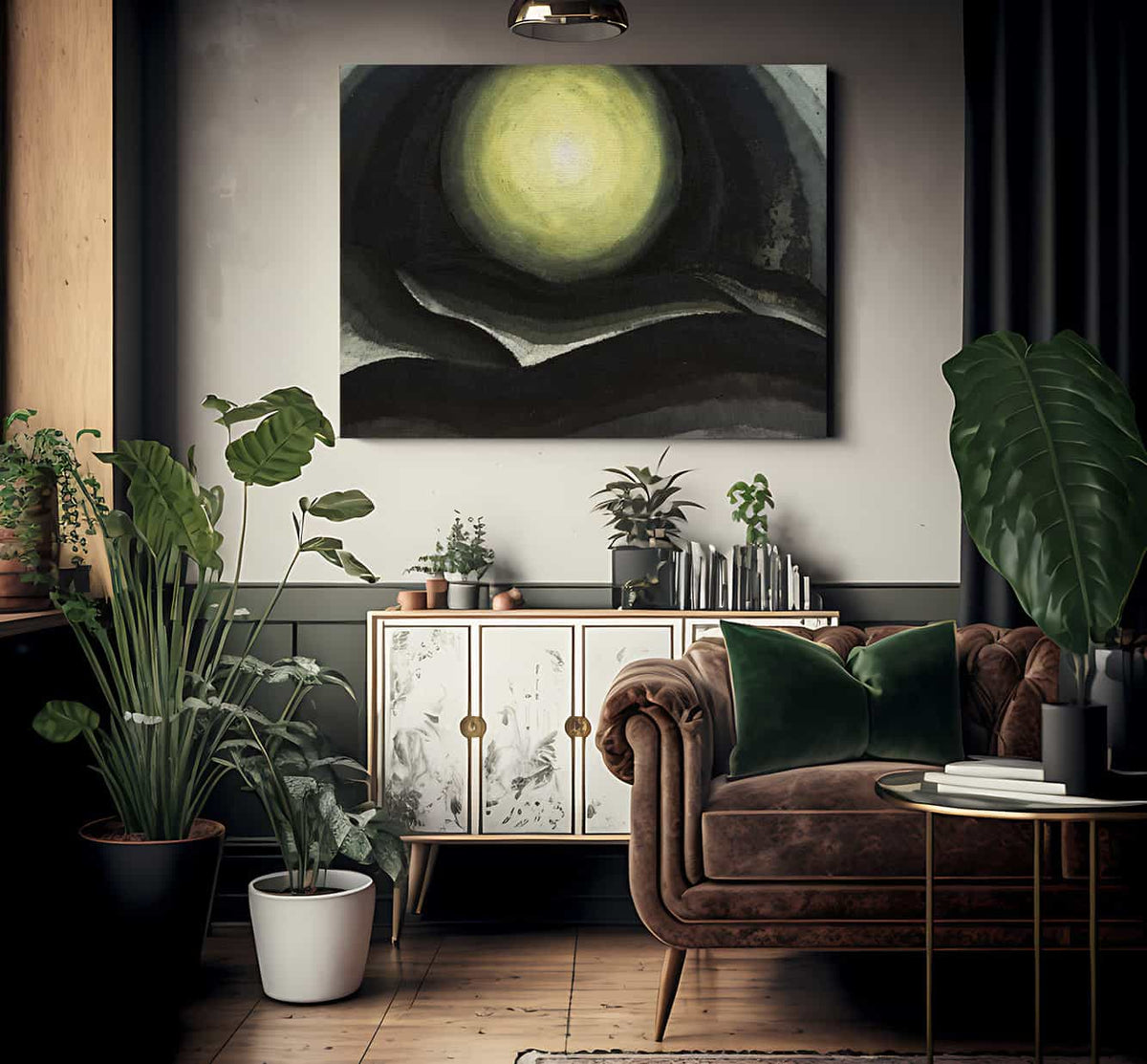 Moon By Arthur Dove Fine Art Print