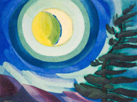 Moon Radiance Painting Oscar Bluemner Canvas Art Fine Art Print