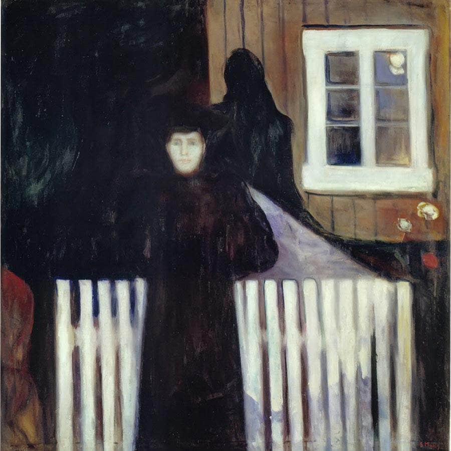 Moonlight 1893 By Edvard Munch Fine Art Print