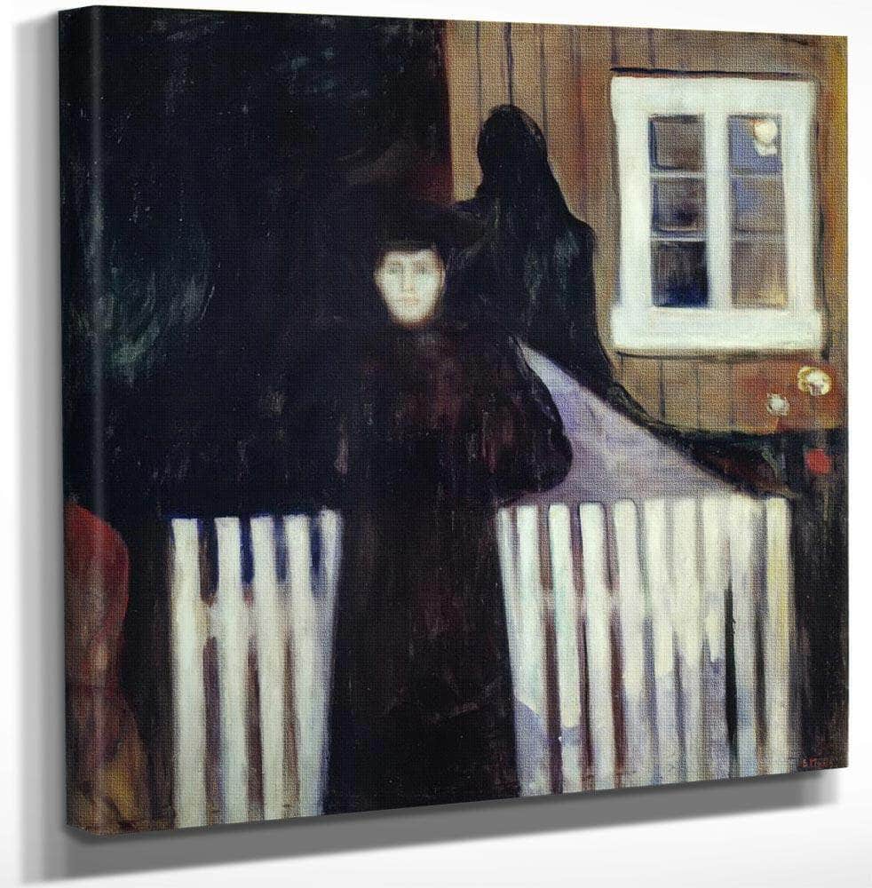 Moonlight 1893 By Edvard Munch Fine Art Print