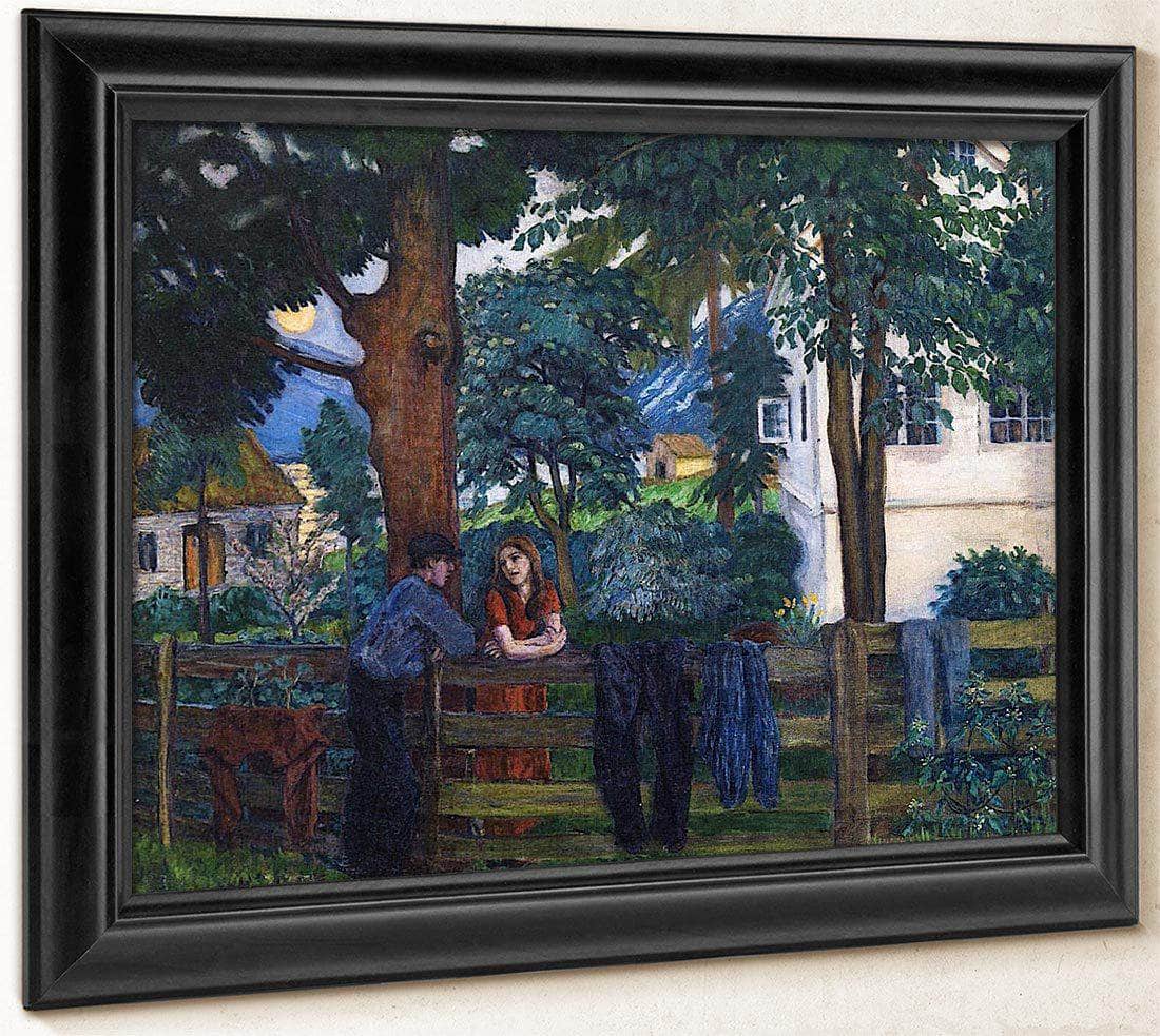 Moonlight At Hegrenes By Nicolai Astrup Fine Art Print