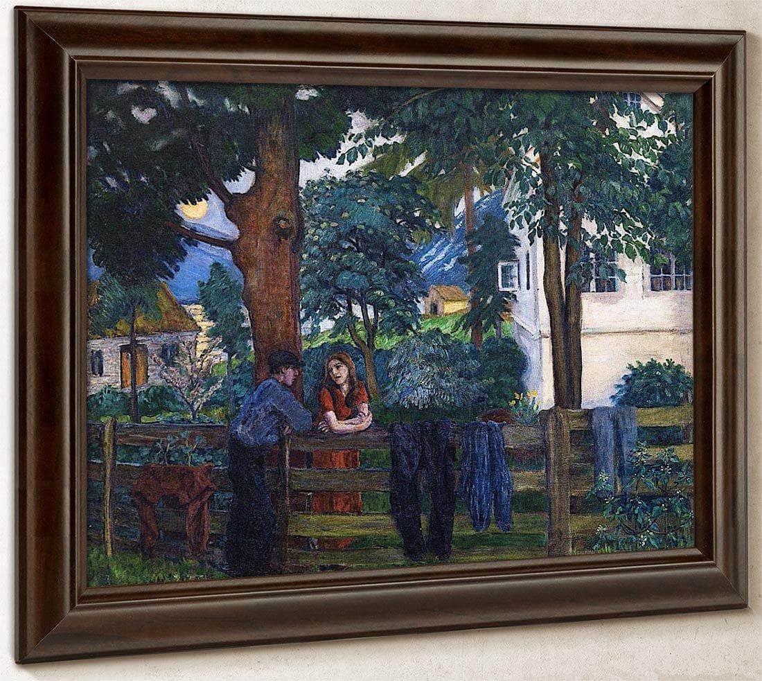 Moonlight At Hegrenes By Nicolai Astrup Fine Art Print