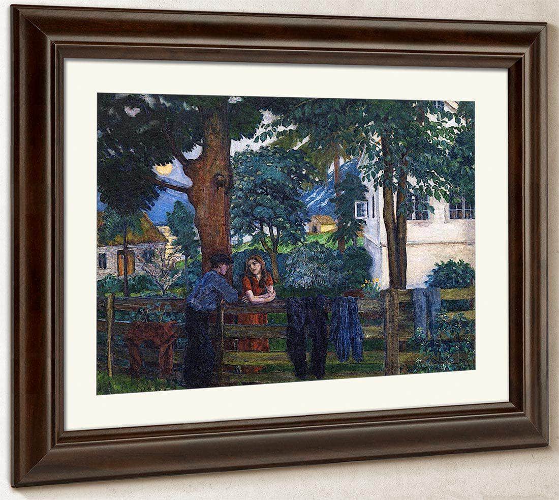 Moonlight At Hegrenes By Nicolai Astrup Fine Art Print