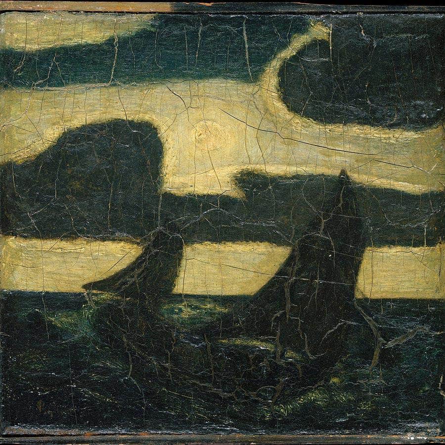 Moonlight Marine By Albert Pinkham Ryder Fine Art Print