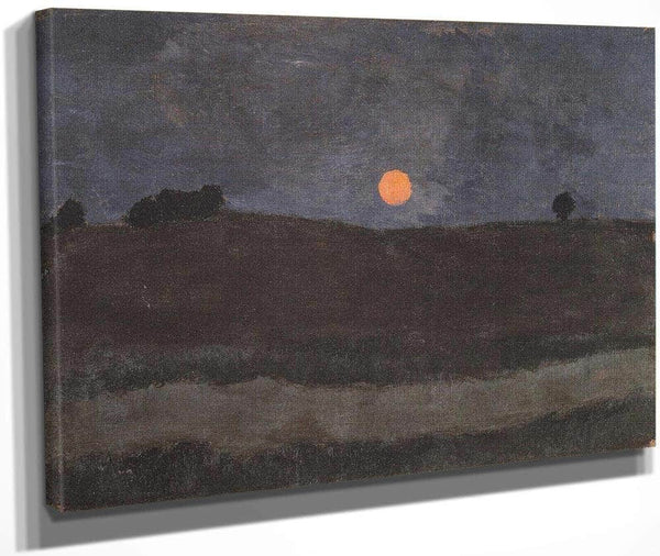 Moonlit Landscape By Paula Modersohn Becker Fine Art Print
