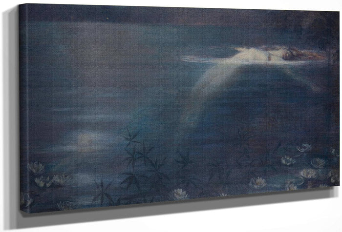 Moonlit Pool By Philip Leslie Hale Fine Art Print