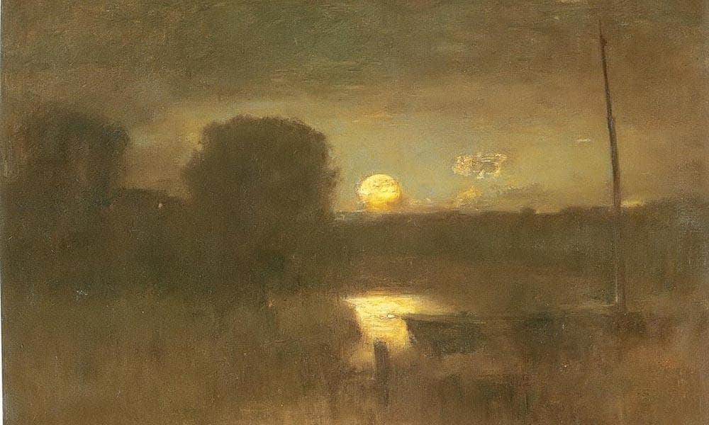 Moonrise 1888 By George Inness Fine Art Print