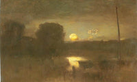 Moonrise 1888 By George Inness Fine Art Print