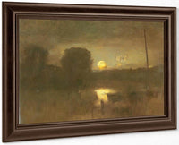 Moonrise 1888 By George Inness Fine Art Print