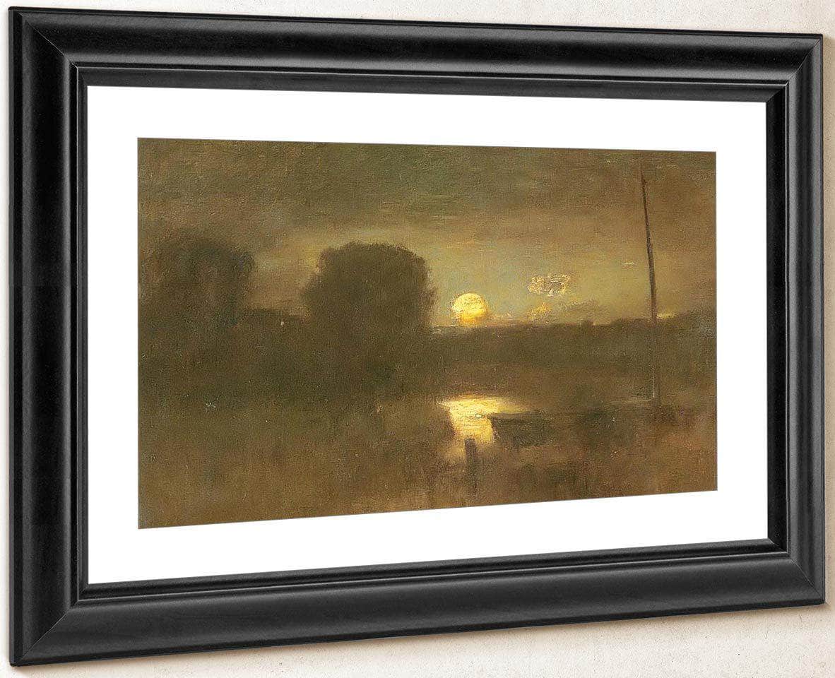 Moonrise 1888 By George Inness Fine Art Print