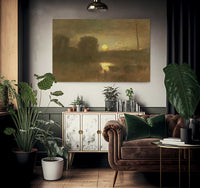 Moonrise 1888 By George Inness Fine Art Print