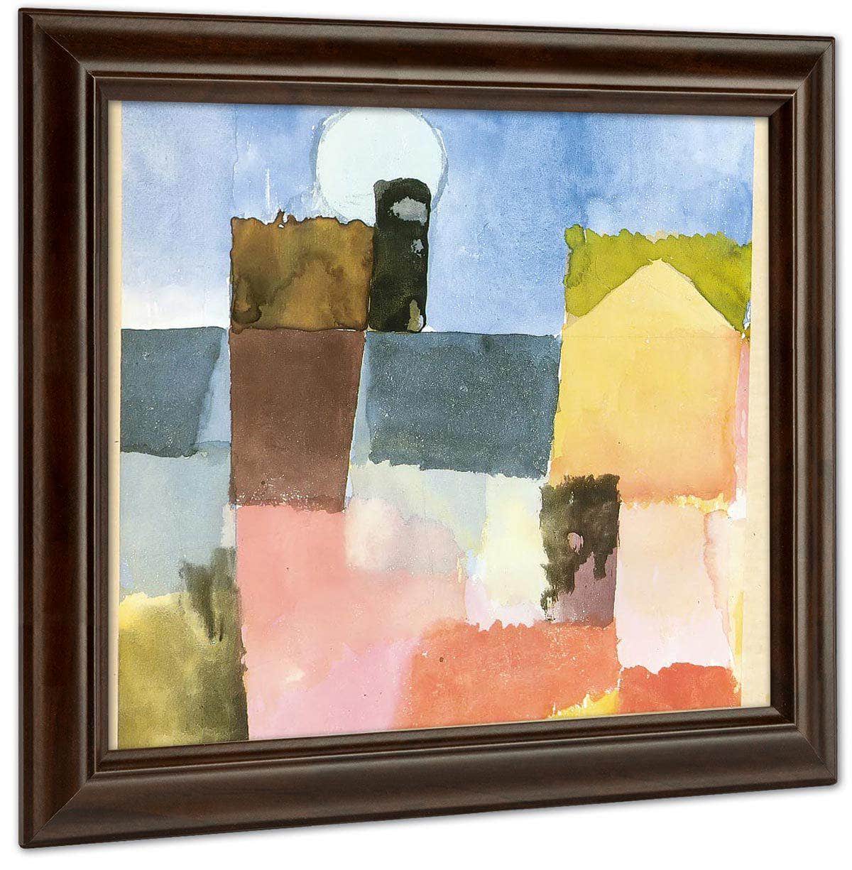 Moonrise At St Fine Art Print