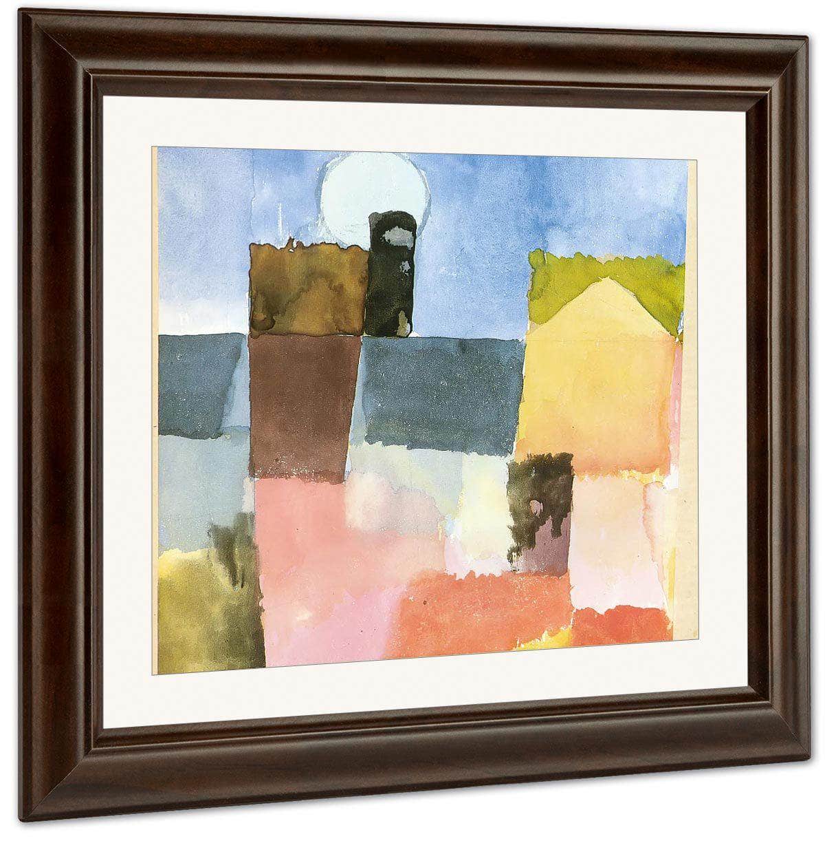 Moonrise At St Fine Art Print