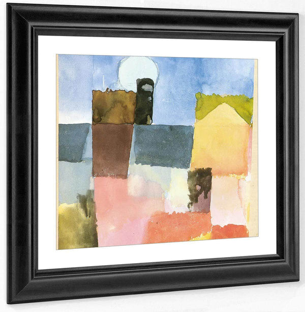 Moonrise At St Fine Art Print