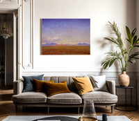 Moonrise Over The Desert By Maynard Dixon Fine Art Print