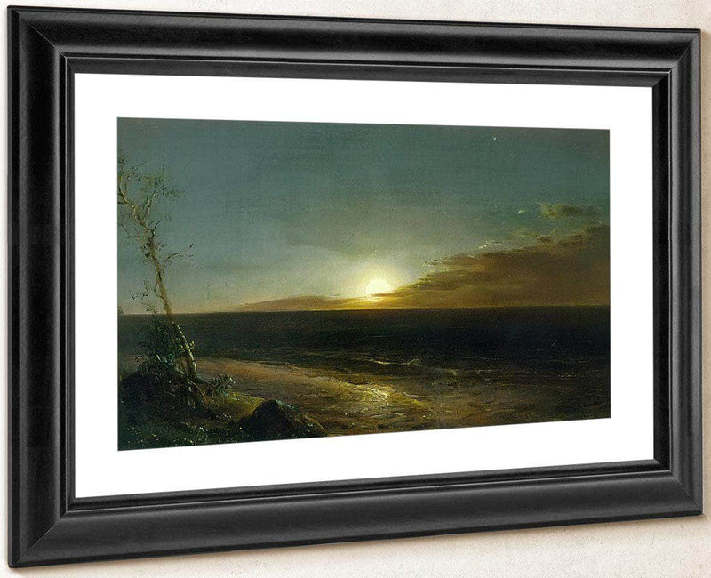 Moonrise (The Rising Moon) By Frederic Edwin Church Fine Art Print