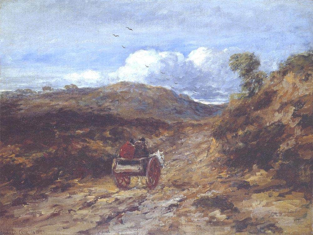 Moorland Road By David Cox Fine Art Print