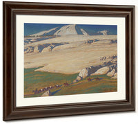 Moraine And Meadow Sierra Nevada Inyo County California 1924 By Maynard Dixon Fine Art Print