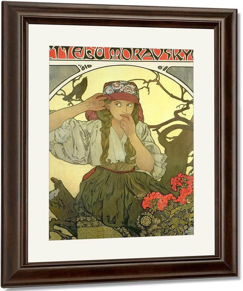 Moravian Teachers Choir By Alphonse Mucha Fine Art Print