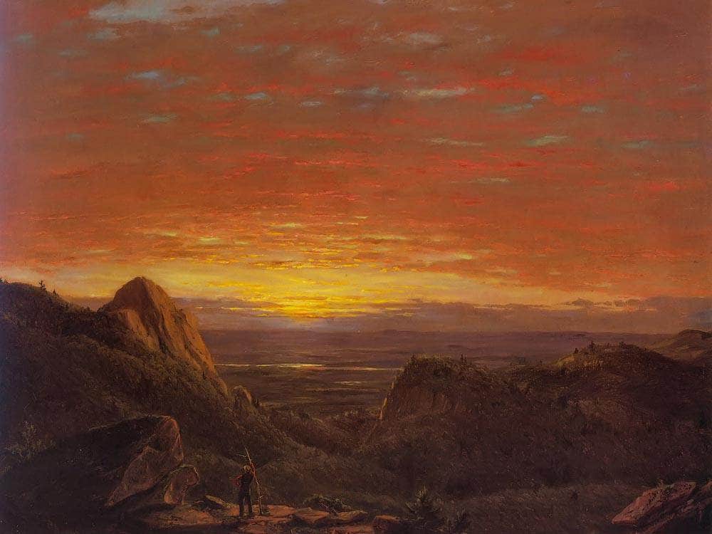 Morning 1848 By Fredric Edwin Church Fine Art Print