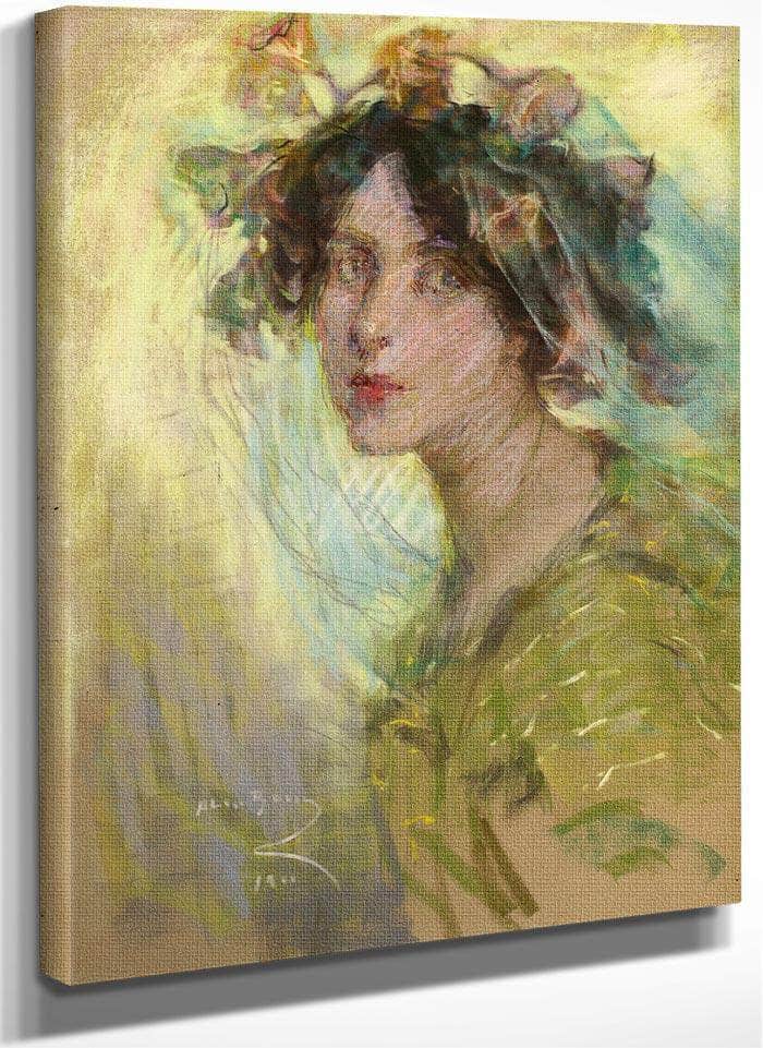 Morning Glories By Alice Pike Barney Fine Art Print