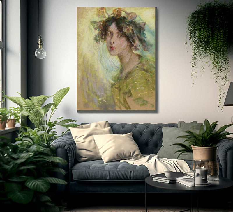 Morning Glories By Alice Pike Barney Fine Art Print