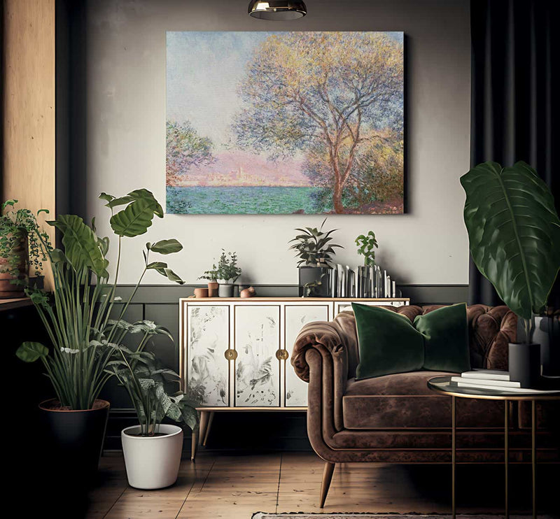 Morning In Antibes By Monet Claude Fine Art Print