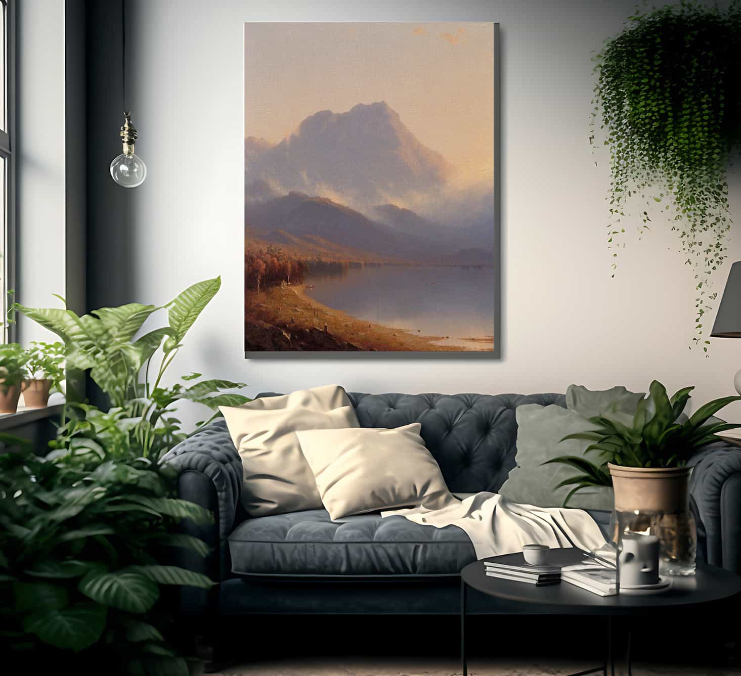 Morning In The Adirondacks By Sanford Robinson Gifford Fine Art Print