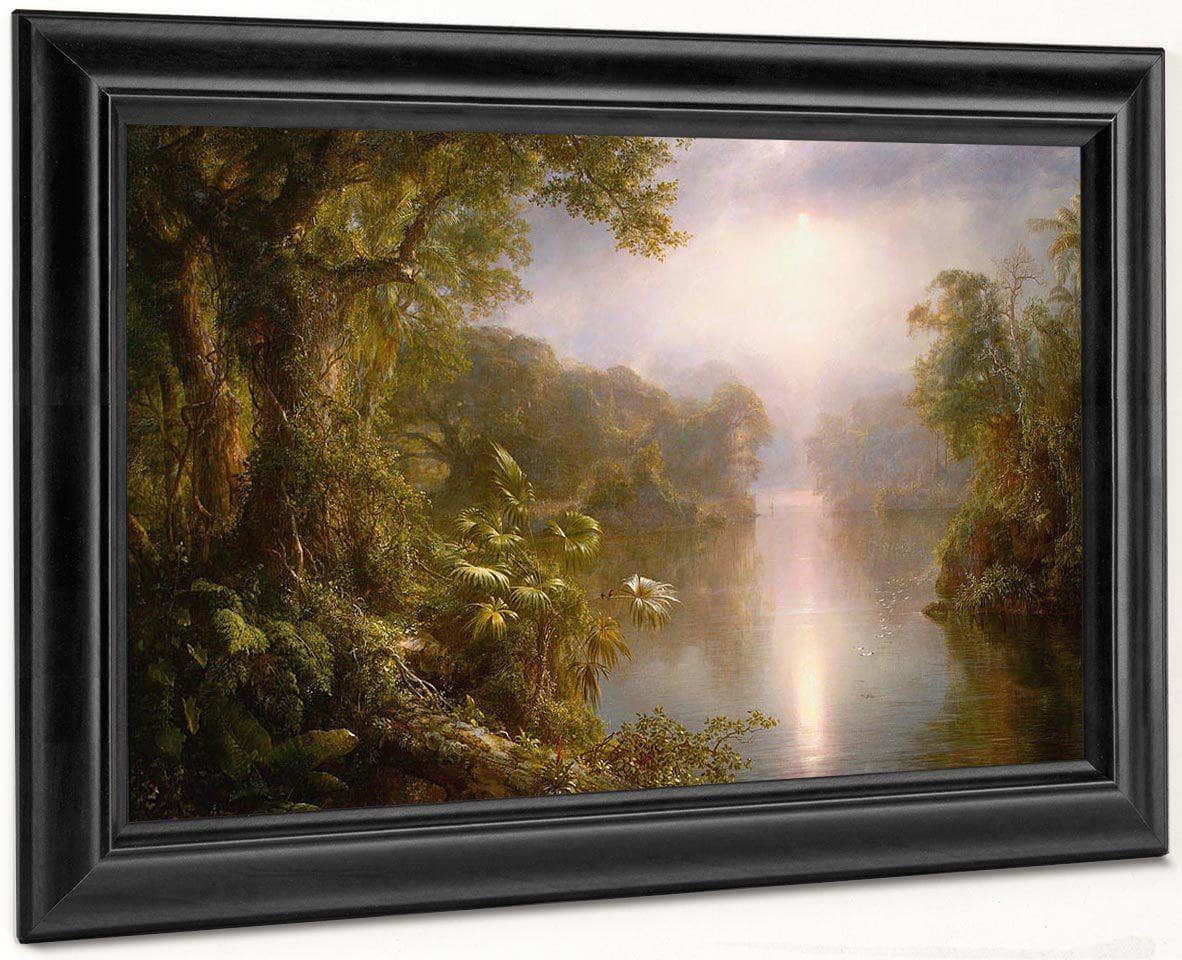 Morning In The Tropics By Fredric Edwin Church Fine Art Print