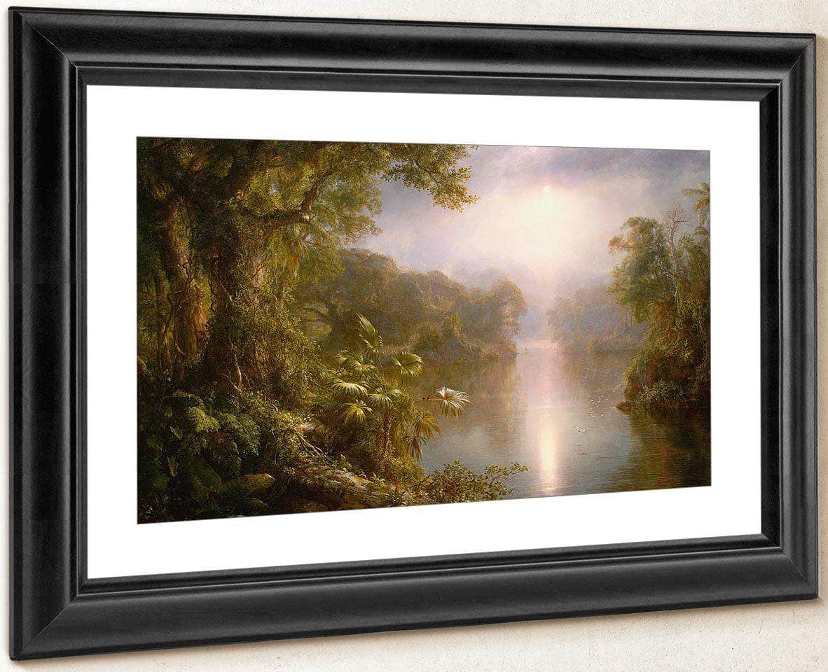 Morning In The Tropics By Fredric Edwin Church Fine Art Print