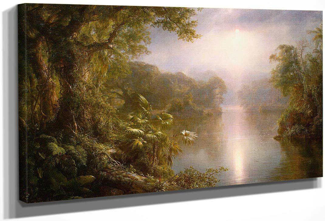 Morning In The Tropics By Fredric Edwin Church Fine Art Print