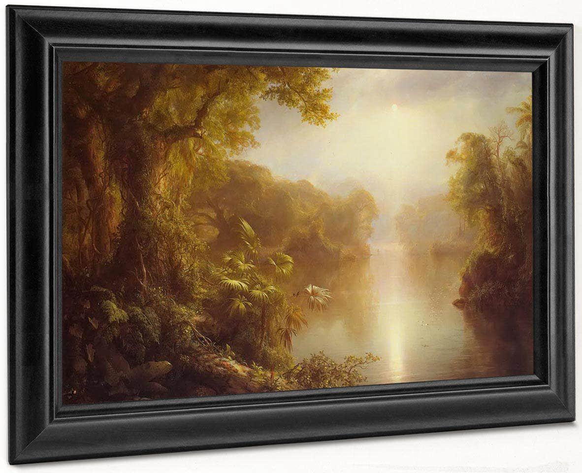 Morning In The Tropics By Fredric Edwin Church By 01 Fine Art Print