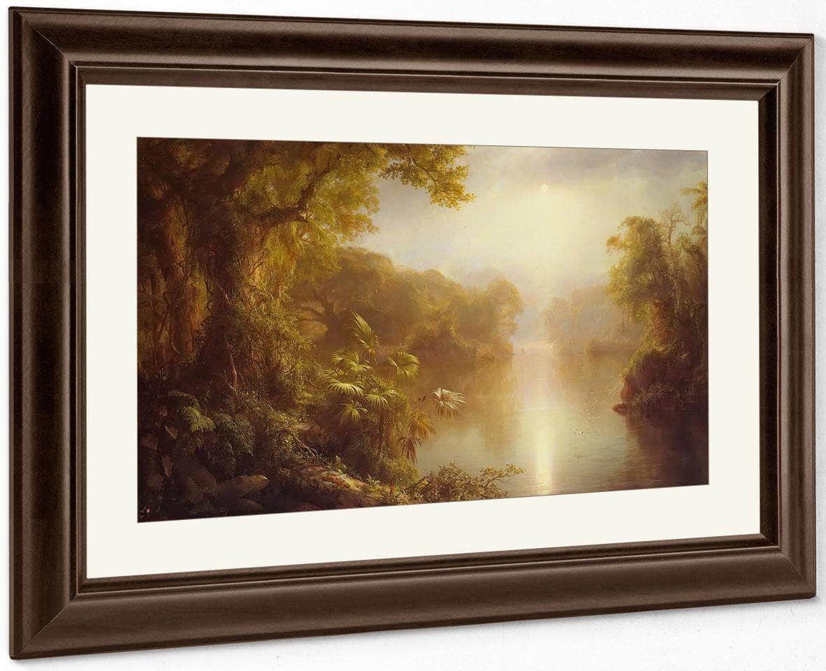 Morning In The Tropics By Fredric Edwin Church By 01 Fine Art Print