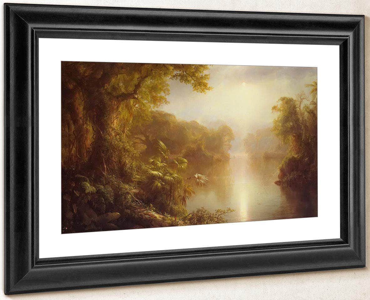 Morning In The Tropics By Fredric Edwin Church By 01 Fine Art Print