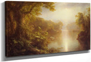 Morning In The Tropics By Fredric Edwin Church By 01 Fine Art Print