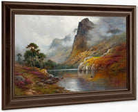 Morning Mists In The Trossachs By Alfred De Breanski Fine Art Print