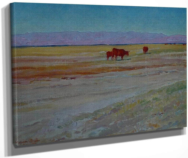 Morning On The San Joaquin Plains By Maynard Dixon Fine Art Print