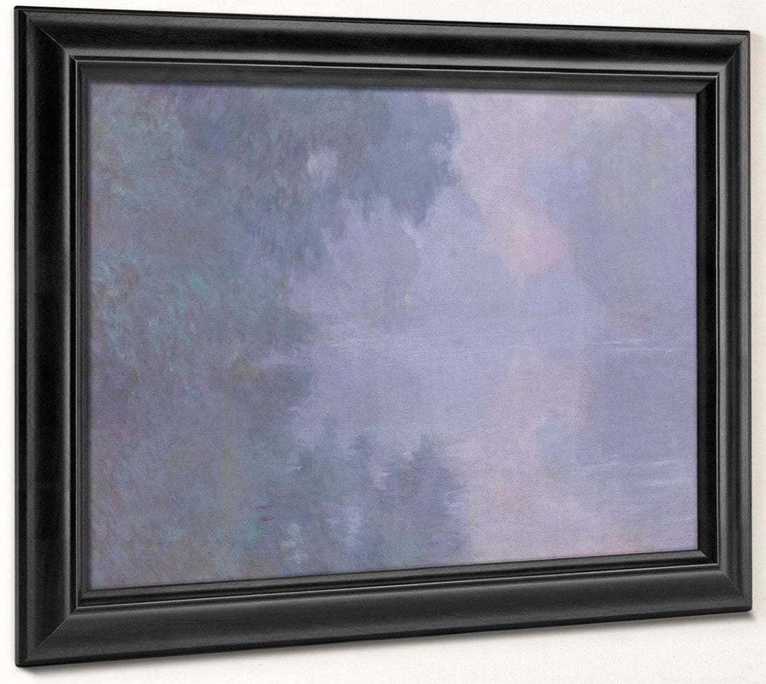 Morning On The Seine, Giverny (Matinee Sur La Seine) By Claude Monet Fine Art Print