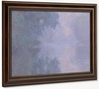 Morning On The Seine, Giverny (Matinee Sur La Seine) By Claude Monet Fine Art Print