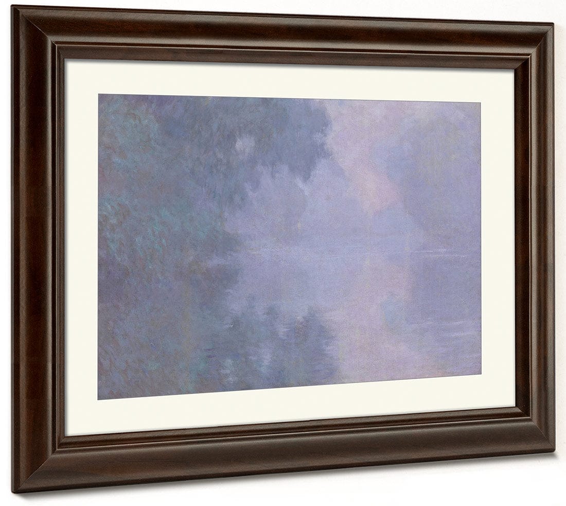 Morning On The Seine, Giverny (Matinee Sur La Seine) By Claude Monet Fine Art Print