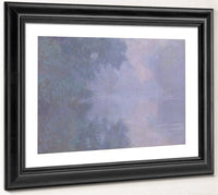 Morning On The Seine, Giverny (Matinee Sur La Seine) By Claude Monet Fine Art Print
