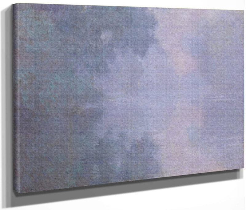 Morning On The Seine, Giverny (Matinee Sur La Seine) By Claude Monet Fine Art Print