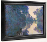 Morning On The Seine Near Giverny By Claude Monet Fine Art Print