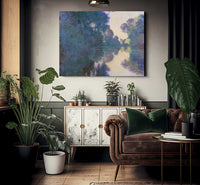 Morning On The Seine Near Giverny By Claude Monet Fine Art Print