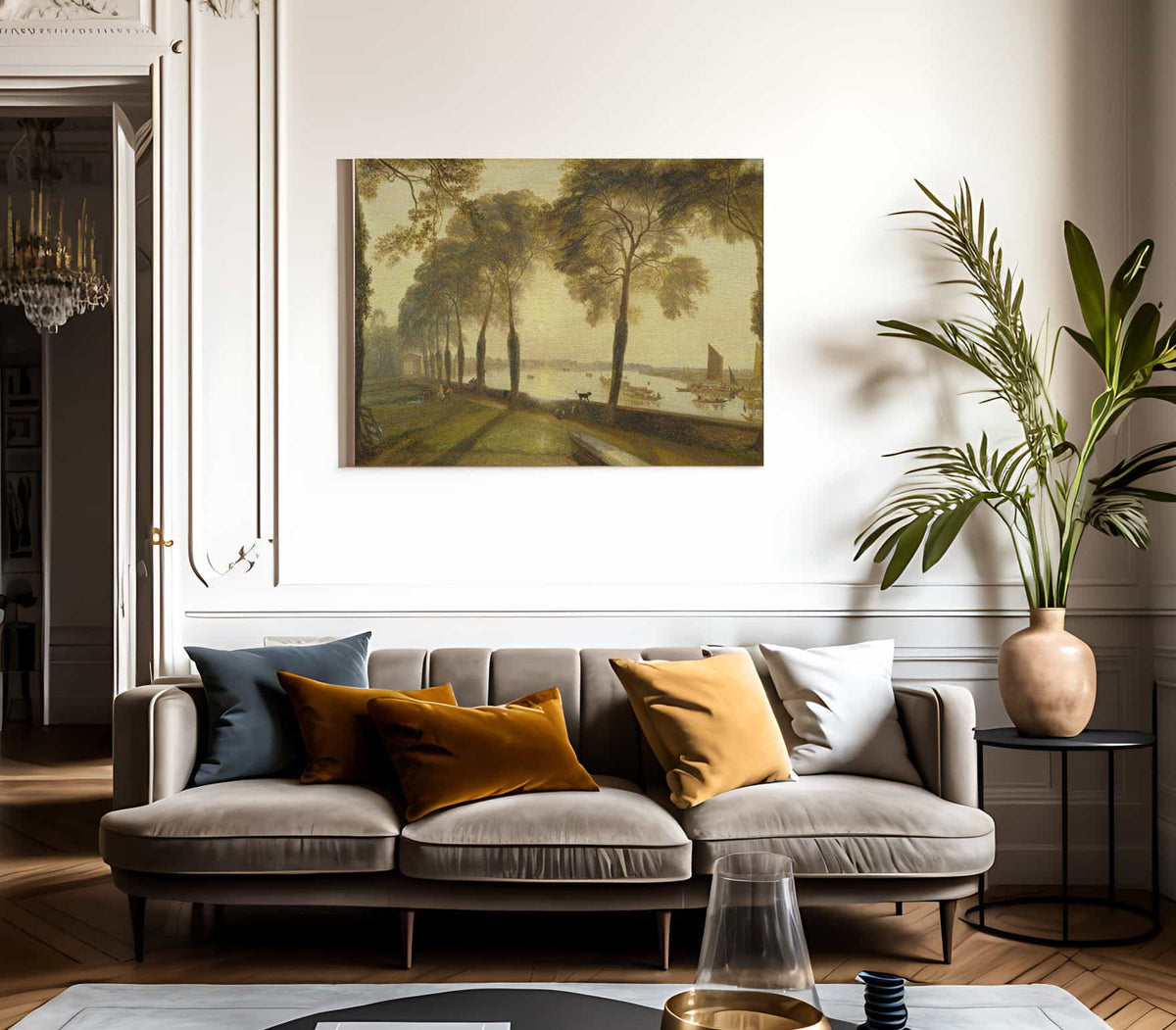 Mortlake Terrace By Joseph Mallord William Turner Fine Art Print